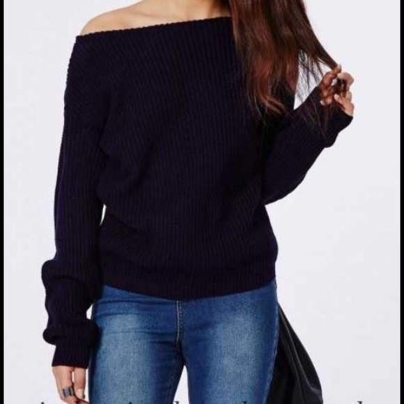 Sweaters - Black misguided sweater NWT